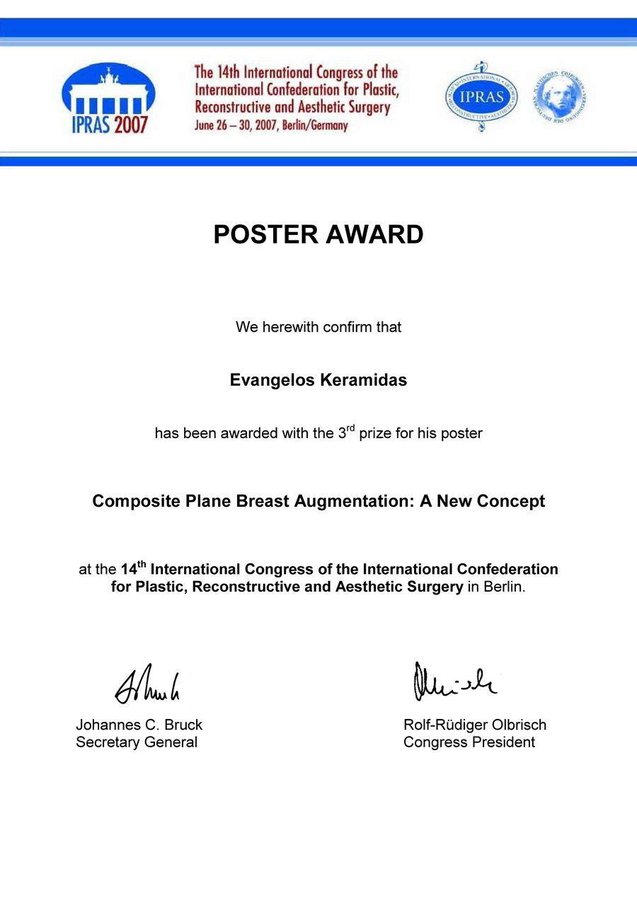 POSTER AWARD Keramidas